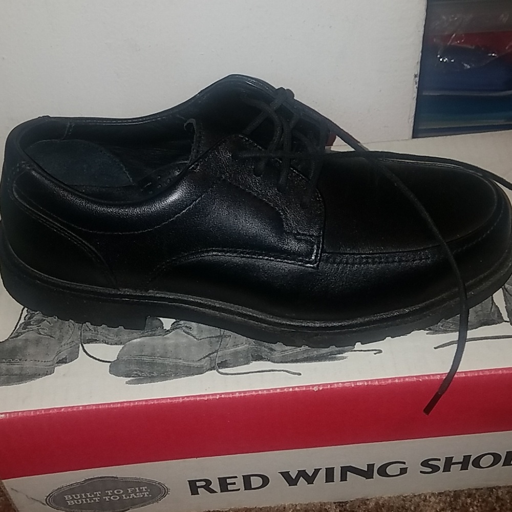 RED WING work shoes steel toe
